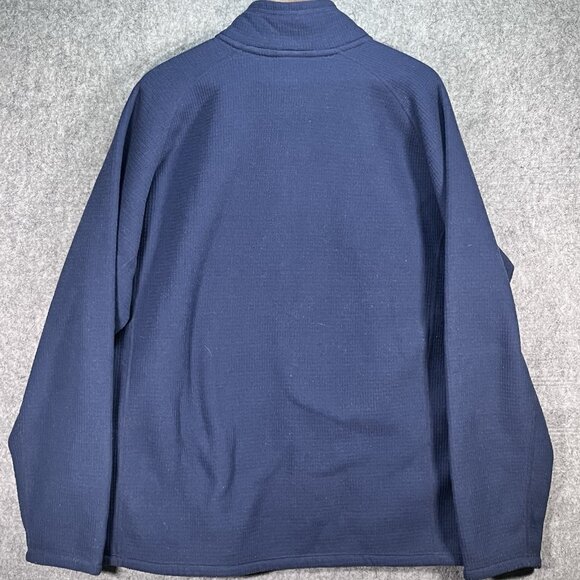 NORTH FACE Sweater Blue 1/4 Zip Hiking Walking Ski Sweatshirt Mens XL - Picture 2 of 13